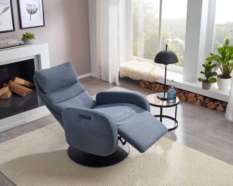 Relaxdrehsessel 2 FU Nina blau